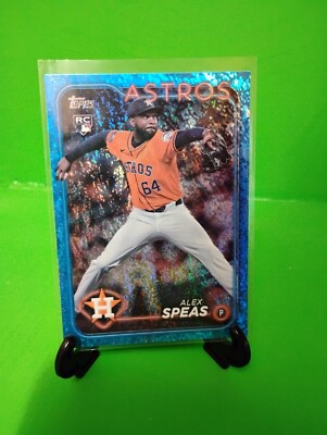 E5 2024 Topps Update Series - Blue Holo Foilboard #US222 Alex Speas /999 (RC)