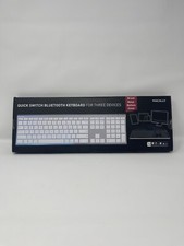 Macally Wireless Bluetooth Keyboard with Numeric Keypad, Multi Device ACEBTKEYA