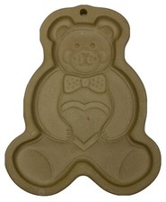 The Pampered Chef Teddy Bear Cookie Mold 1991 Made in the USA