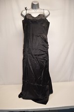 NWT Quince 100% Washable Silk Sweetheart Black Dress Size XL