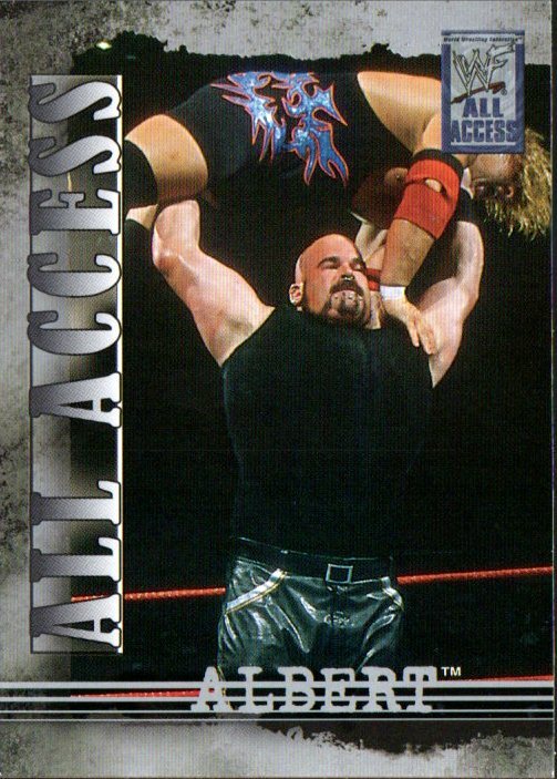 2002 Fleer WWF WWE All Access Wrestling Card #8 Albert 