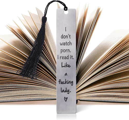 Funny Bookmarks for Women Book Lover Gifts Book Marker for Reading Cute Metal Bo - 第 5/12 張圖片