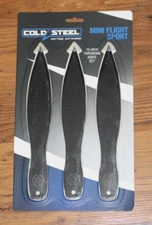 Cold Steel Mini Flight Sport 10" Throwing Knife 3pc Set  80STK10