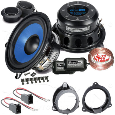 SINUSTEC AUTO LAUTSPRECHER für MERCEDES CITAN W 415 ab 2012 Front Tür 250W #BABT