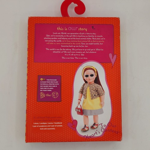 Our Generation Dress & Purse Outfit For 18" Doll To Our Heart's Content Ages 3+ - Picture 5 of 5