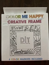 Color Me Happy DIY Creative Frame - It’s A Boy NIB