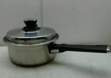 Vollrath Saucepan 1.5 Qt Strata-Line T-304 Surgical Stainless Saute Fry Pot Lid