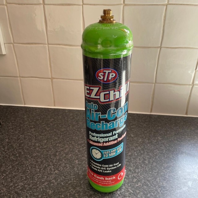 STP Auto Freeze Air Con Conditioning Recharge Bottle Cylinder 532ml