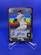 2015 Bowman Chrome Prospects Purple Refractor /250 Zac Reininger #BCAP-ZR Auto