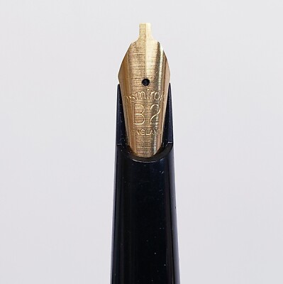 Osmiroid 22K Gold Plated B2 Bold Easy Change Nib Made In England- Fits Shaeffer