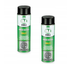 2x Felgenlack BOLL SCHWARZ GLANZ 500ml Lack für Fahrzeugfelgen