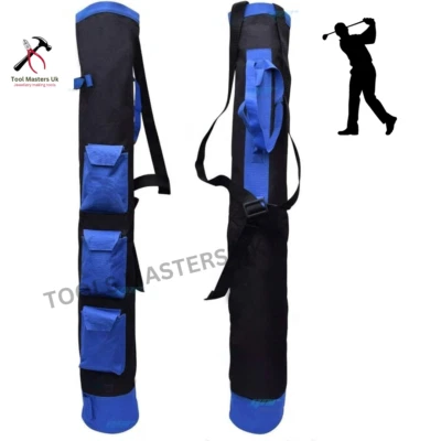 TOOLS MASTERS UK Vielseitige leichte 35" Doppelriemen faltbare Golf Tragetasche mit 3 Taschen