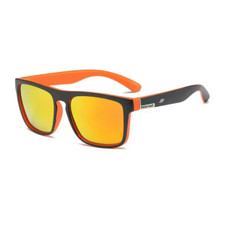 Orange Color Polarized Sunglasses UV400 Mirror Lens Unisex Outdoor