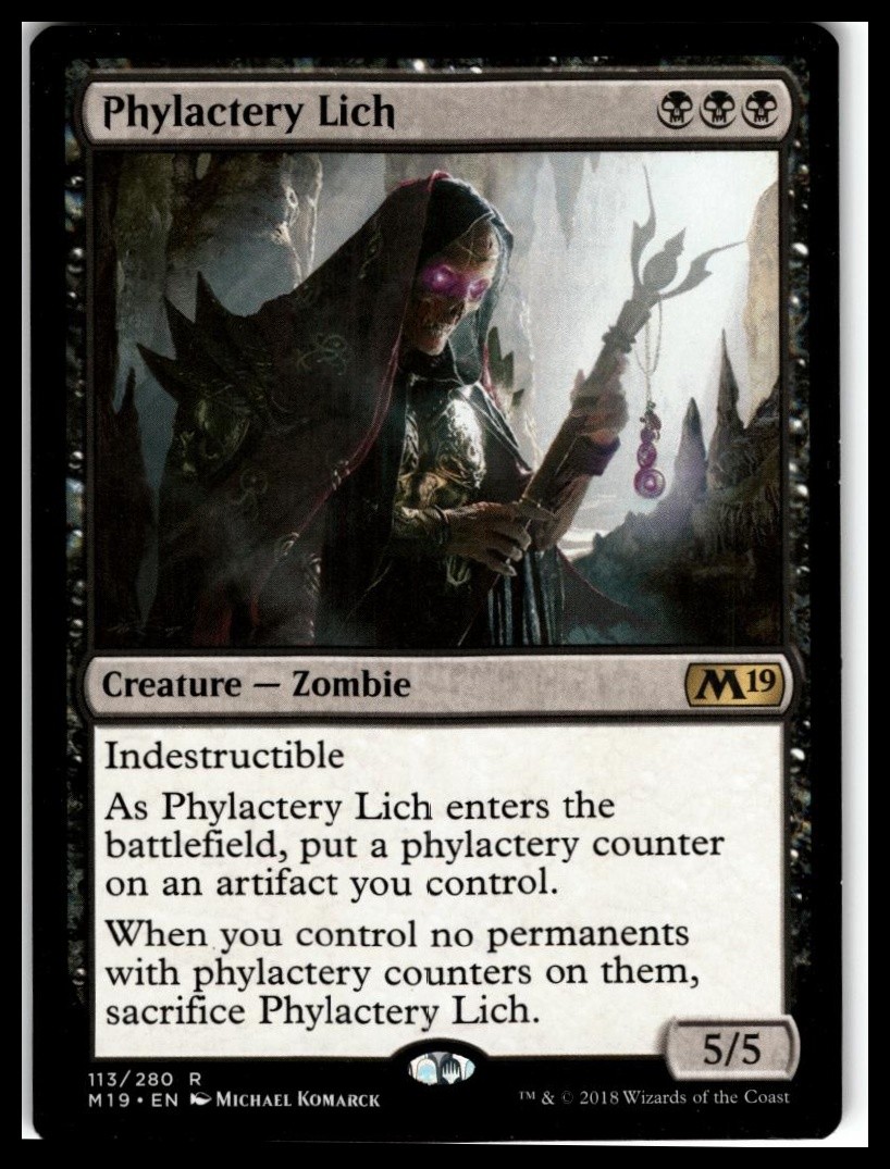 Prerelease Cards #113 Phylactery Lich