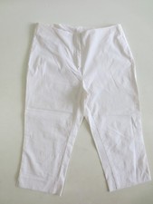 UNITED COLORS OF BENETTON Bermuda pantaloncini Capri pantaloni elasticizzati taglia 34 W28 bianco/P8
