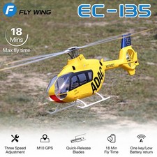 Fly Wing EC-135 RC Helicopter RTF 10CH 6 Axis Gyro M10 GPS Position Scale Drone