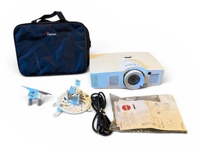 Optoma EH416 DLP Projection Display DAEHHGL 1080P 4200 Lumen Remote Cord Case