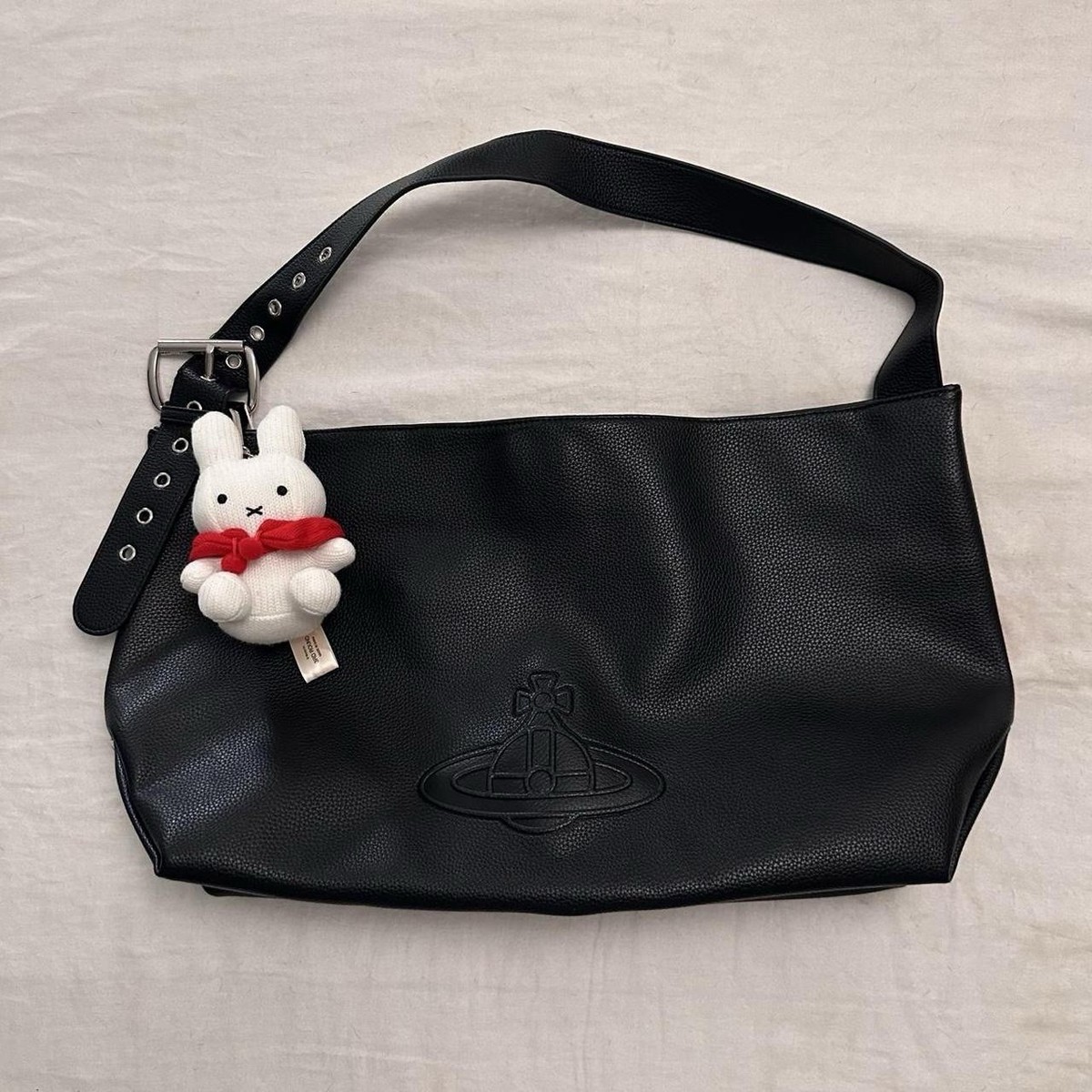VivienneWestwood ボディバッグ　PUNK レザー Vivienne Westwood Black Leather Belt Punk Shoulder Bag Tote | eBay