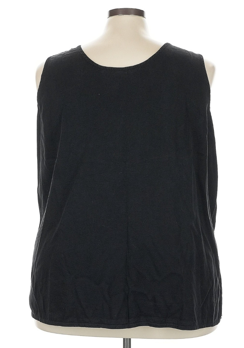 TIANELLO Women's Basic Black Shell Tencel Blend  … - image 1