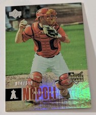 2006 Upper Deck # 986 Mike Napoli Rookie Card RC Silver Foil Parallel #D /399. rookie card picture