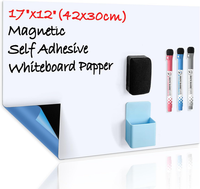 Whiteboard Folie Magnetisch Selbstklebend A3