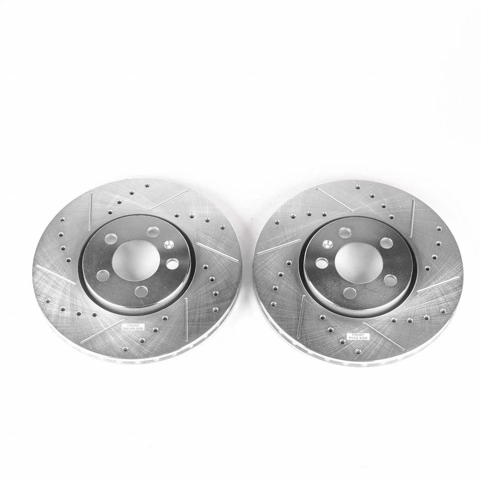 Rotor de freno Power Stop para Volkswagen Beetle 1999-2010 delantero Evolution perforado Foto 2 de 4