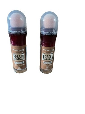 2 Maybelline Instant Age Rewind Eraser Treatment Makeup + Provitamin B5 #360