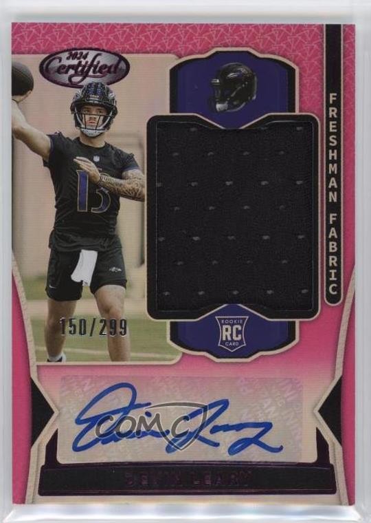 2024 Certified Pink 150/299 Devin Leary #FMS-DLY Rookie Auto RC 14dq