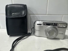 Pentax IQZoom 170SL Date 35mm Point & Shoot Film Camera W/ Case For Parts
