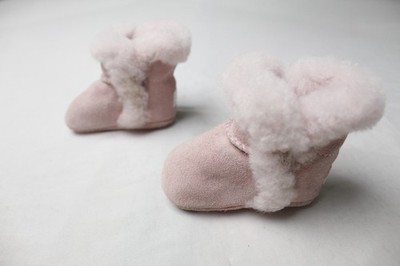 UGG Baby Girl's Basic Lassen Slip-On Ankle Booties JL3 Pink See Description