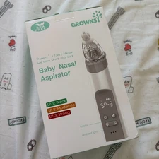 GROWNSY Nasal Aspirator for Baby, Electric Baby Nose Sucker with Larger Suction