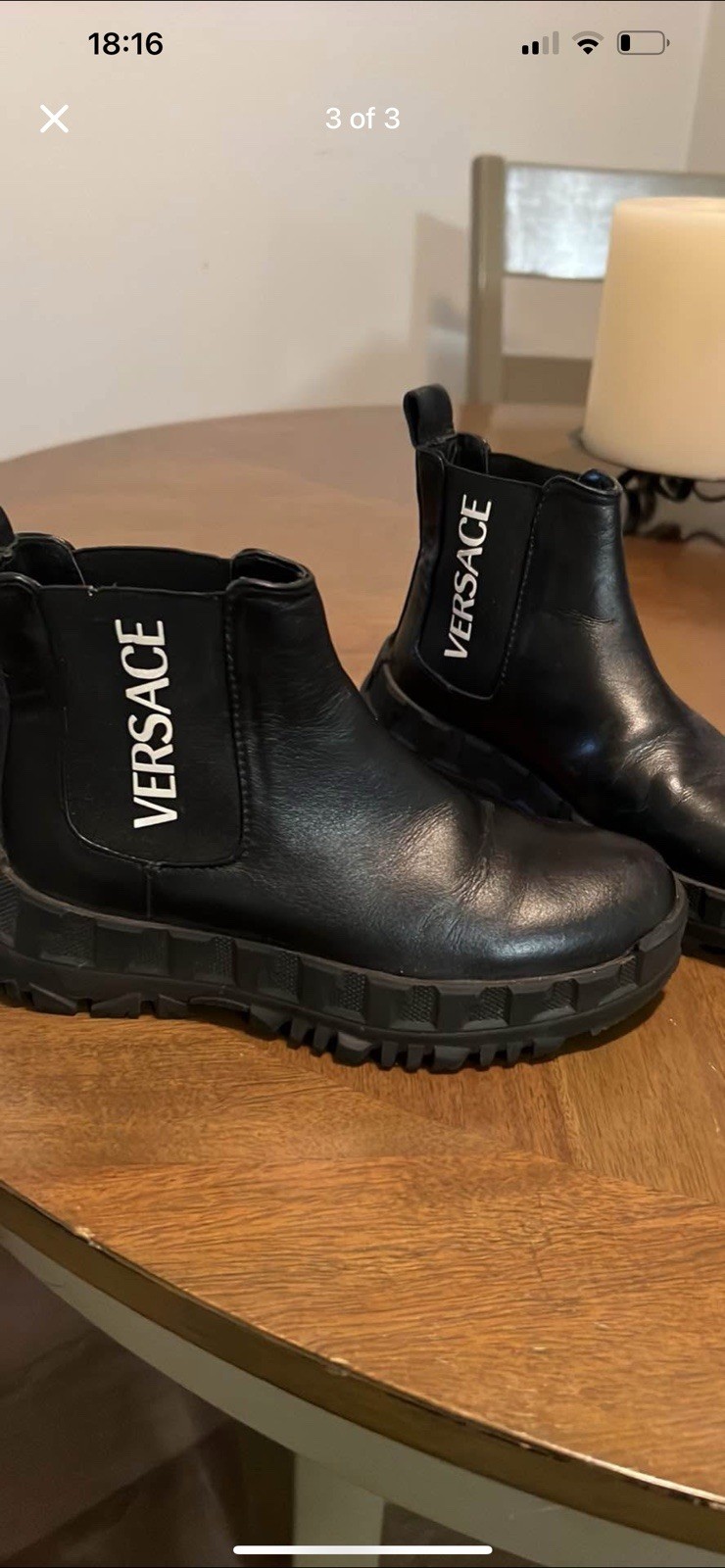 Versace Toddler Boots