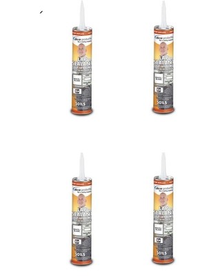 Dicor 501LSW-1 Self-Leveling White Lap Sealant - 10.3 oz (Pack of 4)