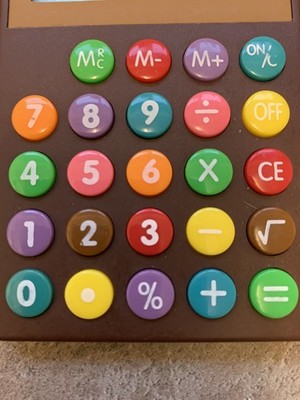 Vintage Nestle Smarties Taschenrechner 90er Jahre Werbung Sammlerstück 