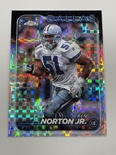 2024 Topps Chrome Football X-Fractor #51 - Ken Norton Jr. - Dallas Cowboys