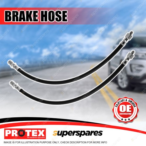2 Pcs Protex Rear Brake Hoses for Mitsubishi Triton MK ME MF MG MH MJ L200 MC MD - Picture 1 of 2