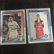 Donruss 2025 Rated Rookie WNBA 2-Card Lot Paopao Dream #91, Citron #87