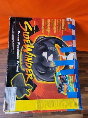 Microsoft Sidewinder Force Feedback Wheel ~ X03-65738 w Original
