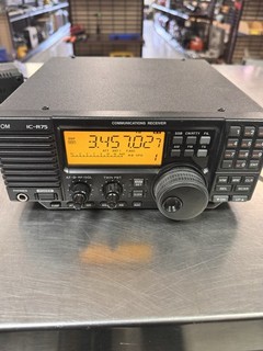 Icom IC R75 Communications Receiver Shortwave Radio Tested Working