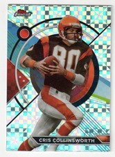 2023 Topps Composite Topps Finest #165 CRIS COLLINSWORTH X-FRACTOR CARD! BENGALS