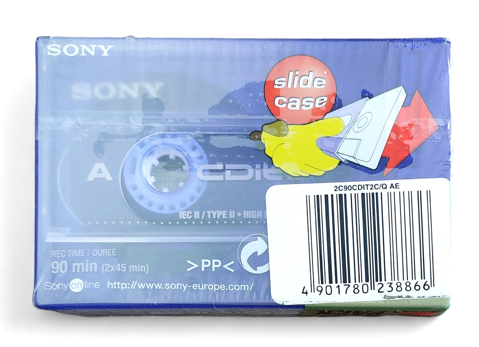 Cassettes audio vierges Sony CDit II bande Chrome Type II 90 min 70µs - 3