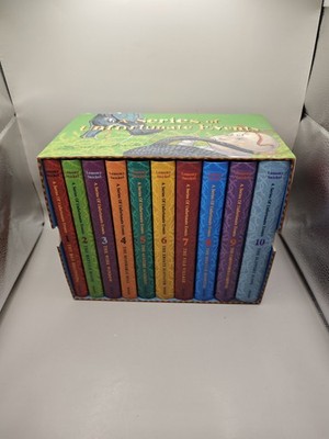 A Series of Unfortunate Events Books 1-10 by Lemony Snicket Set RRP £69.99