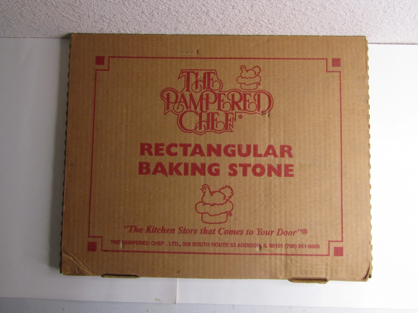 THE PAMPERED CHEF 12" x 15" Stoneware Rectangular Baking Stone Pizza NIB!
Opens in a new window or t