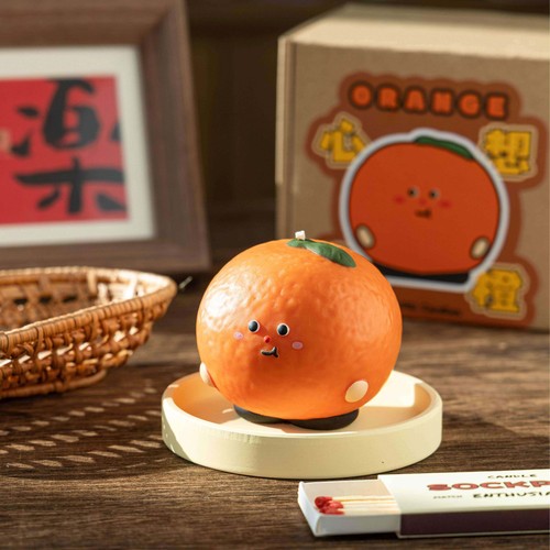 Handmade Orange Scented Candle - Picture 4 of 4