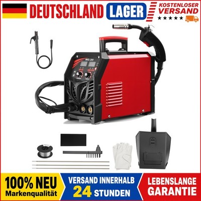 Schweißgerät Komplettset MIG MAG TIG 250 Ampere Zubehörtasche Gearzaar