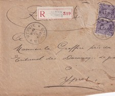 SA60 Belgium Wervik Wervico 1922 to Ypres used cover