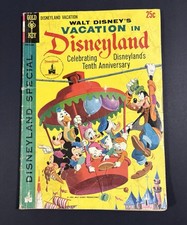 Walt Disney’s Vacation in Disneyland #1 Gold Key Comics Silver Age 1965