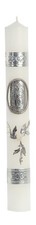 Catholic Baptism Candle Set for Boys - Baptismal Candles for Baptism for Girls K