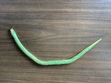Wooden Articulated Jointed Snake Measures Approximately 20” In Length