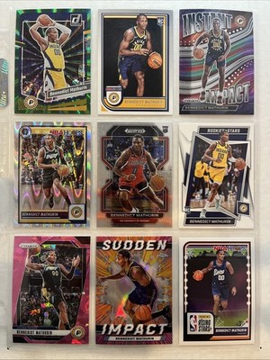 Bennedict Mathurin 9 Card Lot